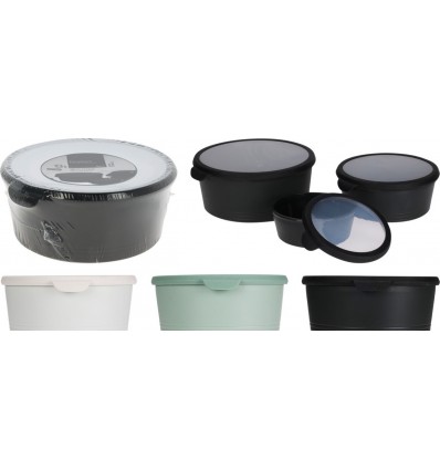 Контейнеры для хранения еды 3 штуки 340 мл, 780 мл, 1400 мл