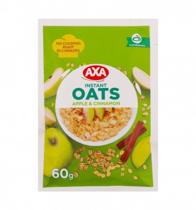 Каша вівсяна Axa Apple&Cinnamon миттєвого приготування 60г