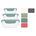 Контейнери для зберігання їжі 3 штуки 400 мл, 800 мл, 1400 мл