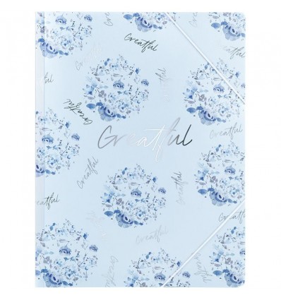 Папка на резинках А4+ Flower Symphony-2, 1509-45-A