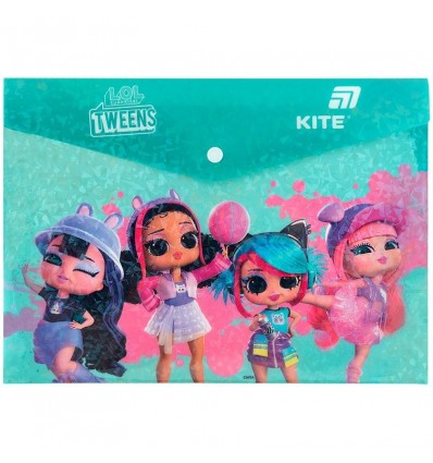 Папка на кнопці Kite LOL LO25-244-2, А4