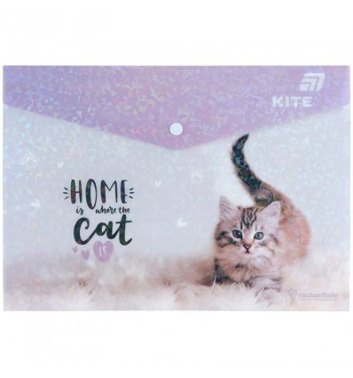 Папка на кнопке Kite Rachael Hale R25-244, A4