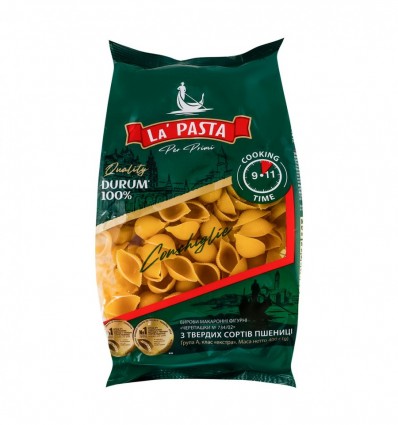 Изделия макаронные La` Pasta Per Primi Ракушки №734/02 фигурные из твердых сортов пшеницы группа А 4