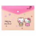 Папка на кнопці Kite Hello Kitty HK25-245-2, А5