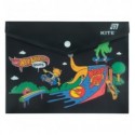 Папка на кнопке Kite Hot Wheels HW25-245, A5