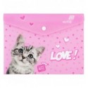 Папка на кнопці Kite Studio Pets SP25-245, A5