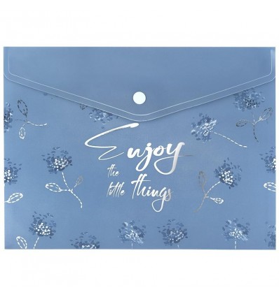 Папка на кнопке Axent Flower Symphony-3 1496-46-A, А5+