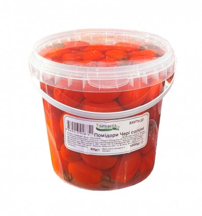 Помидоры Бравита Чери соленые 1кг