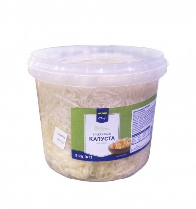 Капуста Metro Chef квашеная 3кг