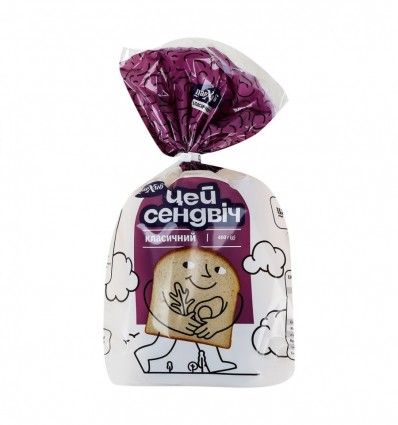 Хлеб Царь хлеб Этот сэндвич Классический нарезанный 400г