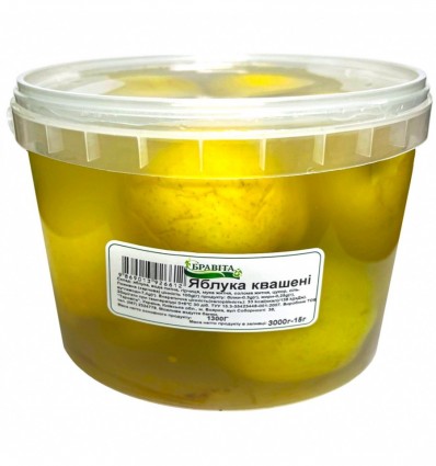 Яблоки Бравита маринованные 3кг/1,3кг