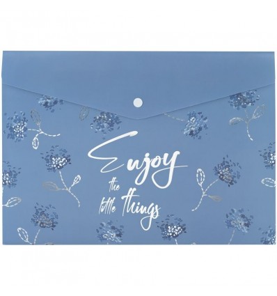 Папка на кнопке Axent Flower Symphony-3 1495-46-A, А4