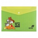Папка на кнопці Kite Garfield GF25-244-2, А4