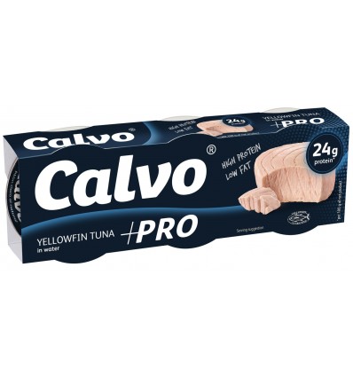 Тунец Calvo+Pro в собственном соку 3х65г