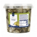 Огурцы Metro Chef соленые нарезанные кружочками 1кг