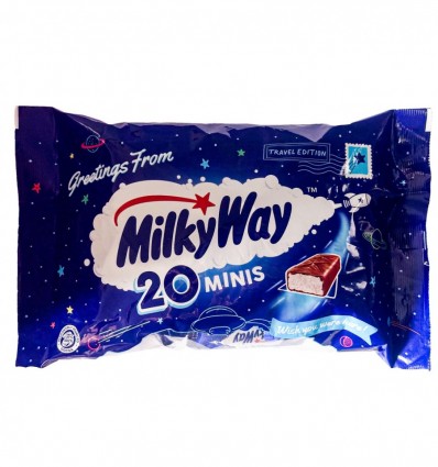 Цукерки Milky Way Minis шоколадні 333г