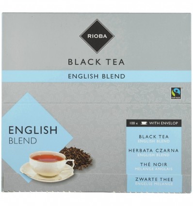 Чай Rioba English Blend черный 1,5гх100 шт