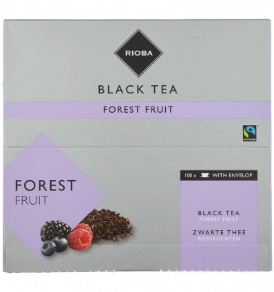 Чай Rioba Forest Fruit черный с ароматом лесных ягод 1,5гх100 шт