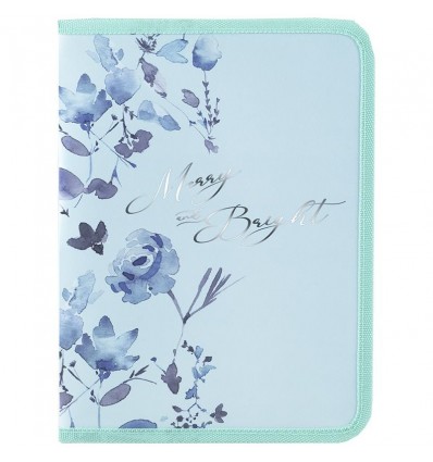 Папка объемная на молнии Axent Flower Symphony-1 1805-44-A, А5+