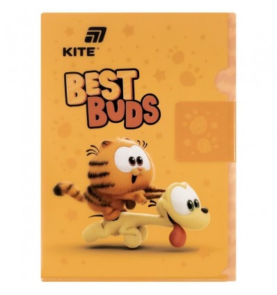 Папка-куточок з клапаном Kite Garfield GF25-248-2, A4