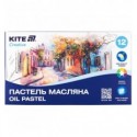 Пастель масляна Kite Creative K-200-12, 12 кольорів