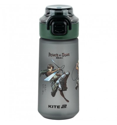 Бутылочка для воды Kite Attack on Titan AT25-1213, 560 мл, серая
