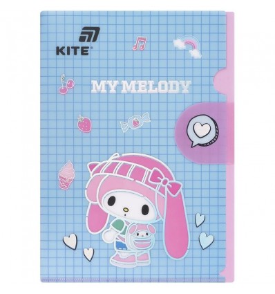 Папка-куточок з клапаном Kite My Melody HK25-248-3, A4