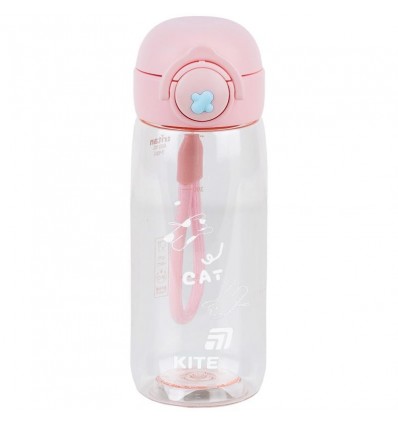 Пляшечка для води Kite K25-1236-3, 480 мл, рожева