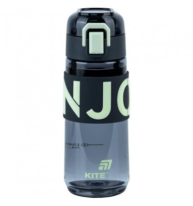 Пляшечка для води Kite K25-1232-1, 550 мл, сіра