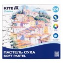Пастель суха Kite Creative K-201-24, 24 кольорів