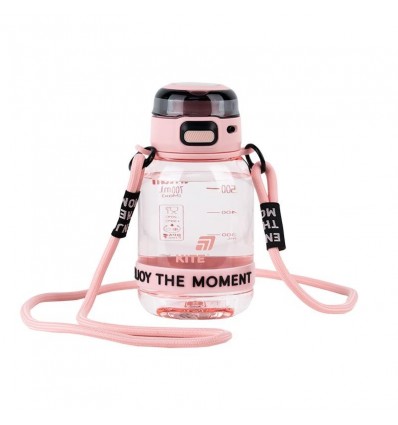 Бутылочка для воды Kite K25-1218-3, 700 мл, розовато-серая