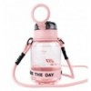 Пляшечка для води Kite K25-1218-3, 700 мл, рожево-сіра