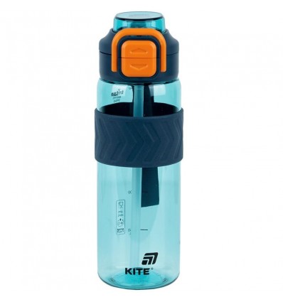 Бутылочка для воды Kite K25-1234-3, 800 мл, голубовато-оранжевая