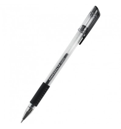 Ручка гелевая Axent Delta DG2033-01, 0.7 мм, черная