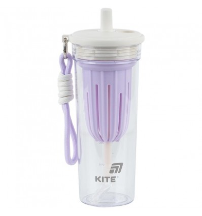 Стакан для води Kite K25-1219-2, 650 мл, біло-ліловий