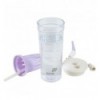Стакан для води Kite K25-1219-2, 650 мл, біло-ліловий