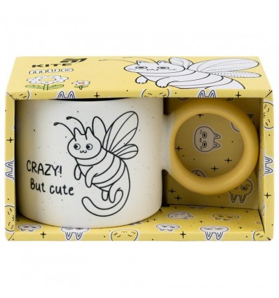 Чашка Kite Crazy cat K25-220-5, 370 мл