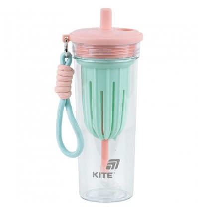 Стакан для воды Kite K25-1219-1, 650 мл, розово-зеленый