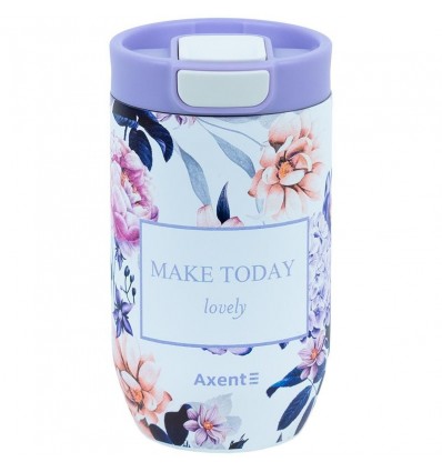 Термокружка Axent Violet Whispers, 8721-10-A, 350 мл