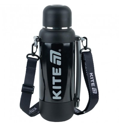 Термос Kite K25-1225-1, 1200 мл, черный