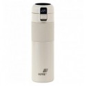Термос с термодатчиком Kite K25-1227-1, 450 мл, бежевый