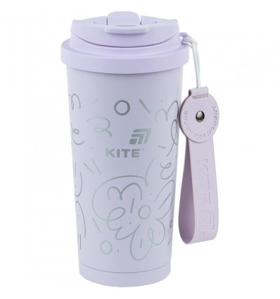 Термокружка Kite K25-1226-2, 550 мл, фіолетова
