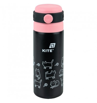 Термос Kite K25-1222-3, 500 мл, чорний