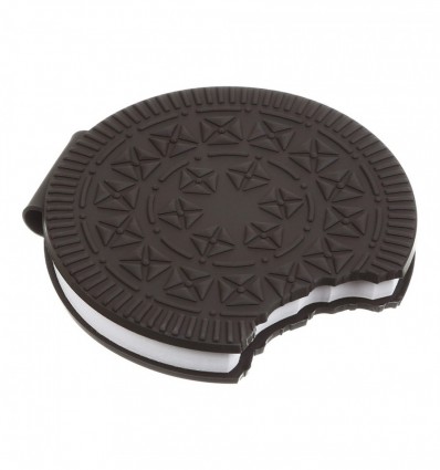 Блокнот CHOCOLATE COOKIE, 90х90мм, 80 л., нелинированный, ароматизированный Soft touch обложка, KIDS