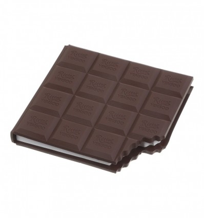 Блокнот CHOCOLATE, 100х87мм, 80 л., нелинированный, ароматизированный Soft touch обложка, KIDS Line,