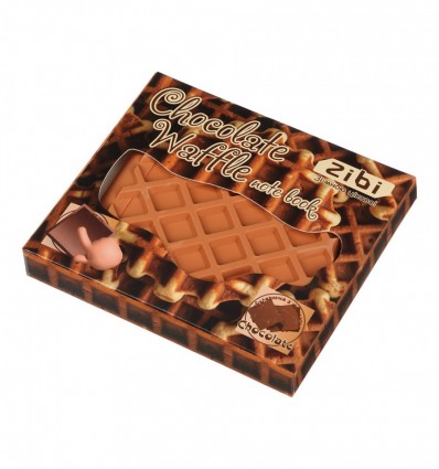 Блокнот CHOCOLATE WAFFLE, 90х90мм, 80 л., нелинированный, ароматизированный Soft touch обложка, KIDS