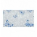 Папка-конверт DL на кнопке, BUTTERFLY ARABESKI, полупрозрачная, перламутровая белая, BM.3952-31