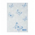 Папка-уголок А4, BUTTERFLY ARABESKI, полупрозрачная, перламутровая белая, BM.3854-31