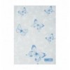 Папка-кутик А4, BUTTERFLY ARABESKI, напівпрозора, біла перламутрова, BM.3854-31