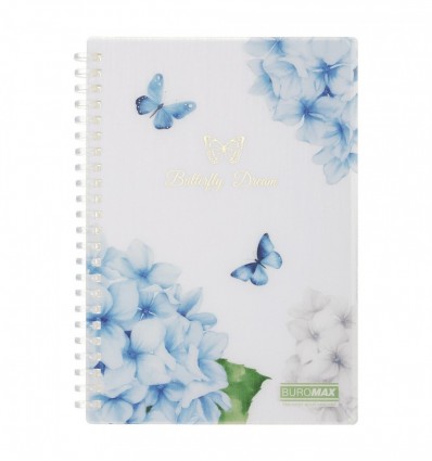 Зошит для записів MYSTERY ARABESKI, А5, 80 арк., клітинка, пластикова обкладинка, прозорий, BM.2587-